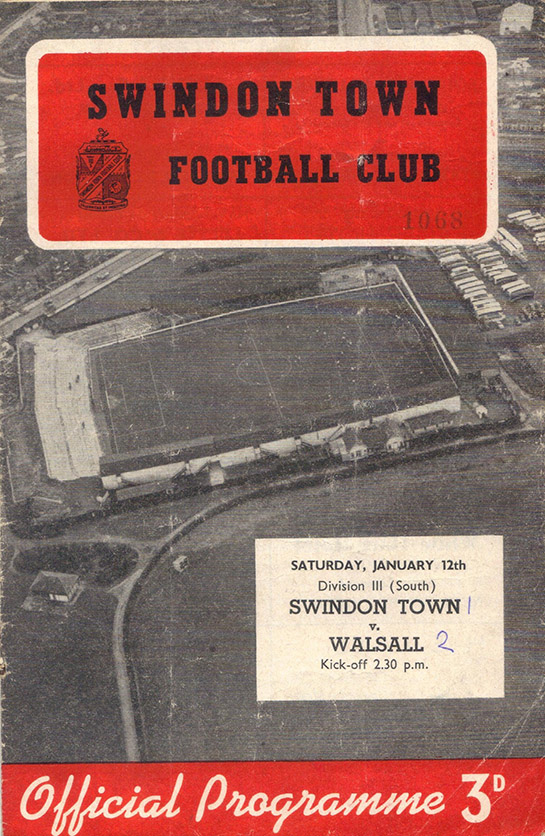 <b>Saturday, January 12, 1957</b><br />vs. Walsall (Home)